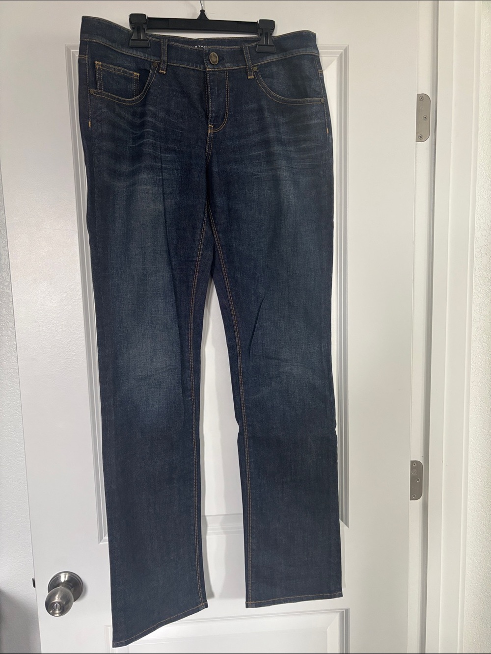 Elie Tahari Dark Indigo Straight Jeans